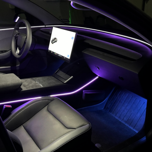 Tesla Ambient LED Strip Lights Ambient LED Strip Lights for Tesla Model 3/Y - Multi-Color Interior Lighting Kit