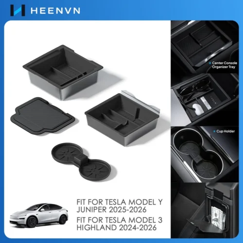 S53ea654982c843b090dc470c9a5068b25-1.webp Tesla Model 3 & Y Armrest Storage Box 2024-2025
