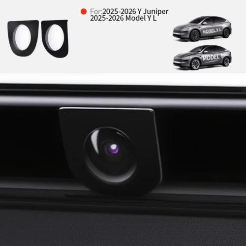 S9fe4b9818a374c02a993af4e2218b499E.webp YZ Vehicle Front Camera Protection For Tesla Model Y Juniper 2025 Interesting Automotive Products Anti-Collision Car Accessories 34